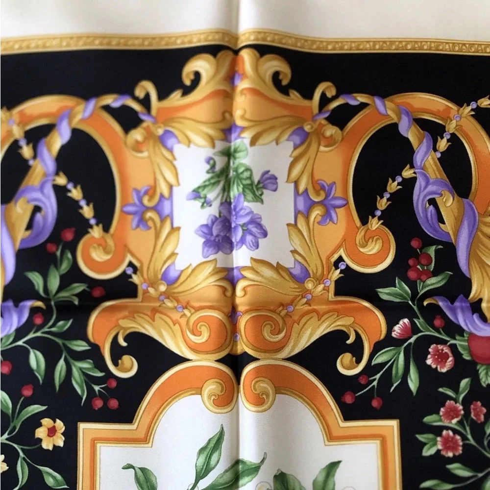 Salvatore Ferragamo New York University Silk Scarf Limited Ed. 90s VTG NWT RARE